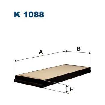 Auto-moto Filtr, vzduch v interiéru FILTRON (K1088)