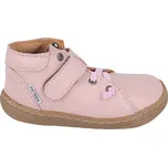 Barefoot kožené boty Pegres SBF62 - růžové 31