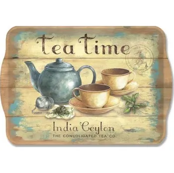 Easy Life, Itálie Servírovací tác Tea company - 22x15 cm