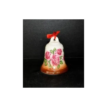 Domovní zvonek Becom Zvonek s dekorem růže, 10 cm.