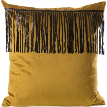 Povlak na dekorativní polštářek Sametový povlak na polštář Soho medová (ZEF)