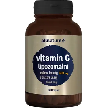 Allnature Lipozomální Vitamin C 500 mg 60 cps.