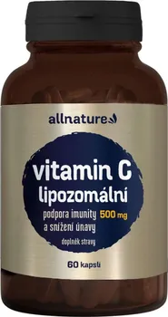 Allnature Lipozomální Vitamin C 500 mg 60 cps.