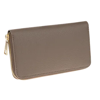 Peněženka NovaKabelka.cz Dámská kožená peněženka Nina Taupe Grande