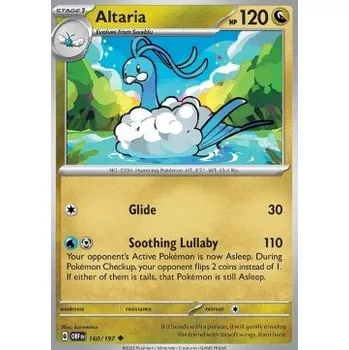Volný čas Pokémon OBF 160/197 Altaria - Obsidian Flames Stav: Near Mint, Verze: NORMAL