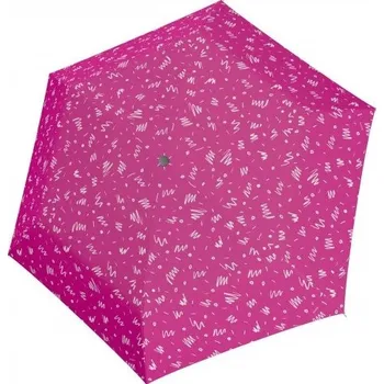 Deštník Růžový skládací odlehčený plně automatický dámský deštník Glykerios