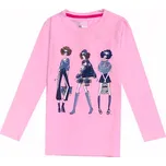 DÍVČÍ TRIČKO S HOLKAMA S2342 Velikost: 116, Barva: Růžová