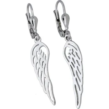 Náušnice Goldstore Stříbrné náušnice andělská křídla Varianta: stříbrné náušnice