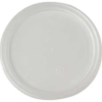 Jednorázové nádobí víčko na kelímek kulatý 210 ml, PP, BOSTON - transparentní (2700 ks/balení)