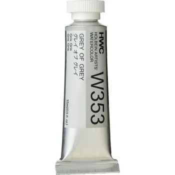 Vodová barva Akvarelová barva Holbein 15ml - šedá Barva: W353 - Grey of Grey