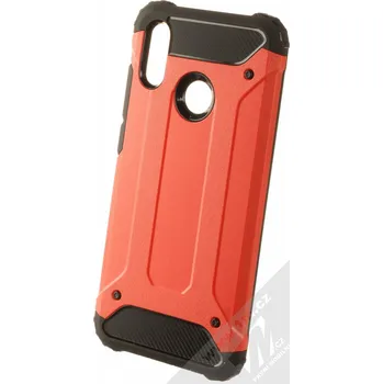 Pouzdro na mobilní telefon 1Mcz Armor odolný ochranný kryt pro Honor 10 Lite šípkově červená černá (rosehip red black)