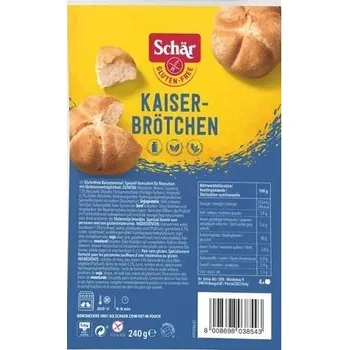 Pečivo Kaiserky (4x60g) 240g - bez lepku SCHAR