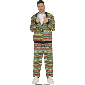 Karnevalový kostým Guirca Tepláková souprava reggae pánská Velikost: 48 – 50 (M)