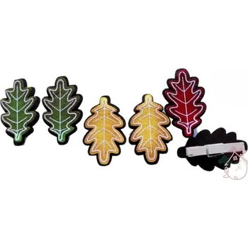 věšák na klíče Podzimní dekorace listy | s kolíčkem na kolíčku