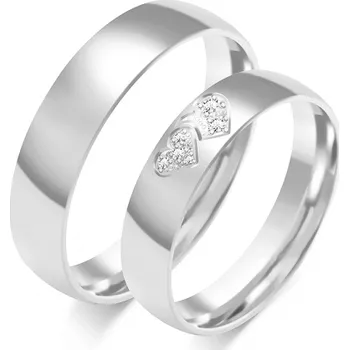 Prsten SOFIA zlatý dámský snubní prsten ZSC-136WWG