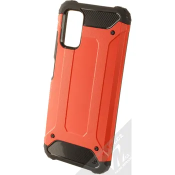 Pouzdro na mobilní telefon 1Mcz Armor odolný ochranný kryt pro Xiaomi Redmi Note 10 5G, Poco M3 Pro šípkově červená černá (rosehip red black)