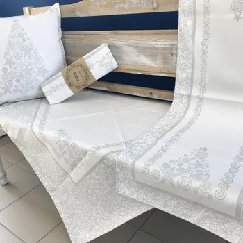 ubrus Gobelínový ubrus TC022 stříbrný - 40 x 140 cm