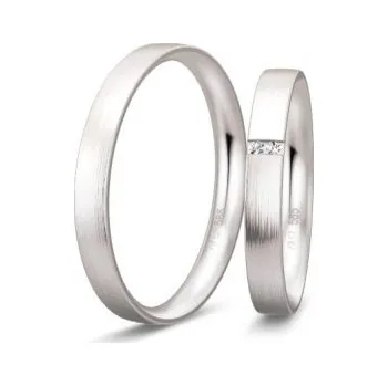 Prsten BREUNING zlaté snubní prsteny BR48/04987WG