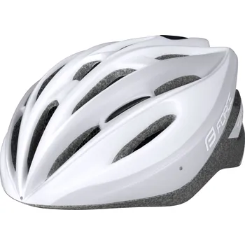 Cyklistická přilba Přilba FORCE TERY, bílo-šedá