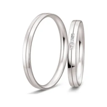 Prsten BREUNING zlaté snubní prsteny BR48/04327WG