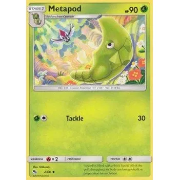 Volný čas Pokémon HIF 002/068 Metapod - Hidden Fates Stav: Excellent, Verze: NORMAL