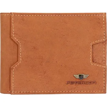 Peněženka Pánská kožená peněženka Peterson Filip - koňak