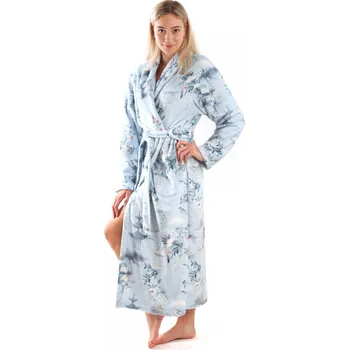 Dámský župan Dámský župan Miya japonská zahrada 2126 0013 vel.S- Vestis (Dlouhý župan se šálovým límcem)