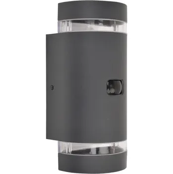 Nástěnné svítidlo Lutec 5604014118 venkovní nástěnné svítidlo s pohybovým čidlem Focus , 2× GU10 , IP44 , Černá d-LT5604014118