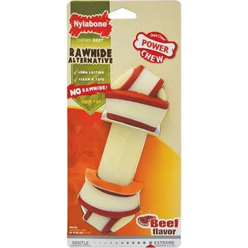 Hračka pro psa Nylabone hračka Extreme kost uzel příchuť hovězí L