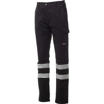 montérky Pánská pracovní kalhoty Payper WORKER SUMMER REFLEX Barva: Černá Tmavá, Velikost: 3XL