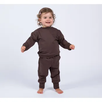 Moniel Dětská tepláková souprava vel. 74 Basic Chocolate