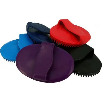 Pro koně Hřbílko koňské gumové Norton měkké velké světle modrá