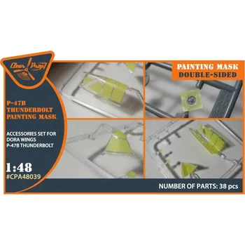 Plastikový model 1/48 P-47B Thunderbolt double-sided painting mask