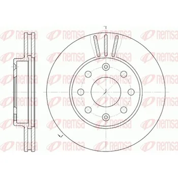 Brzdový kotouč Brzdový kotouč REMSA 6655.10