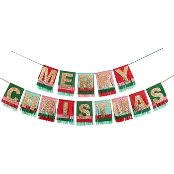 Vánoční dekorace Girlanda s vánočním motivem Mery Christmas – Meri Meri ID_1563432