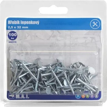Hřebík Hřebík lepenkový 32x2,5mm Zn (100ks)