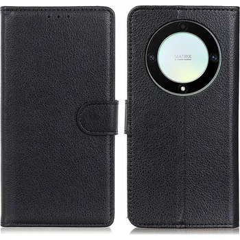 Pouzdro na mobilní telefon Litchie knížkové pouzdro na Honor Magic 5 Lite 5G - černé