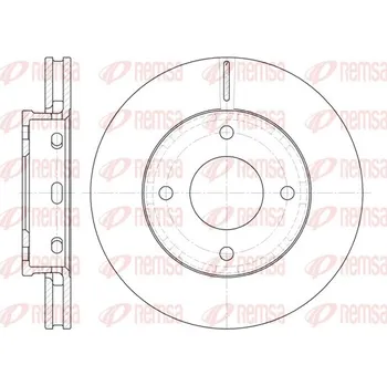 Brzdový kotouč Brzdový kotouč REMSA 6680.10