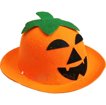 Karnevalový doplněk Klobouček dýně