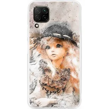 Pouzdro na mobilní telefon Gelový kryt mmCase na mobil Huawei P40 Lite - holčička s kloboukem