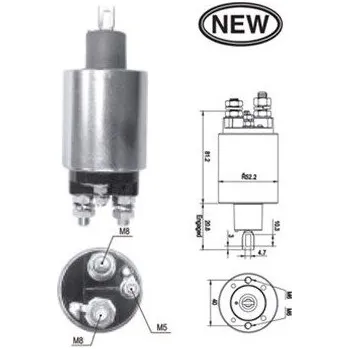 Autoelektrika Elektromagnetický spínač, startér MAGNETI MARELLI 940113050539