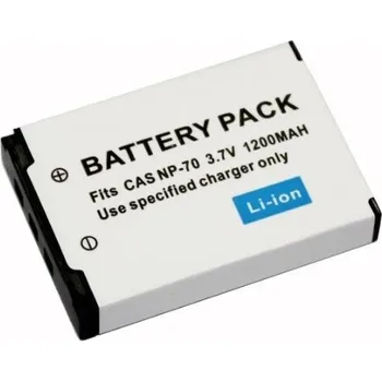 TopTechnology Baterie Casio NP-70 1200mAh Li-ion 3,7V - neoriginální příslušenství do fotoaparátu
