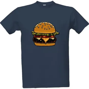 Pánské oblečení Tričko s potiskem Hamburger pánské
