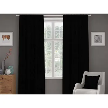 Závěs XPOSE® Zatemňovací závěs ZEUS - černý 140x180 cm, + Prodloužená možnost vrácení zboží do 50 dnů