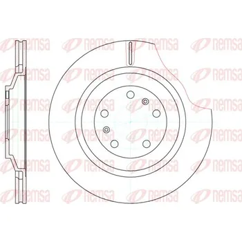 Brzdový kotouč Brzdový kotouč REMSA 61206.10