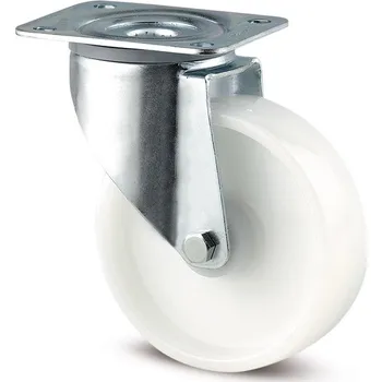 Pojezdové kolečko Alpha TENTE Kolečko pro transportní zařízení 200mm, otočné, plotýnka, 3470UOO200x50P63-J