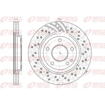 Brzdový kotouč Brzdový kotouč REMSA 6859.10