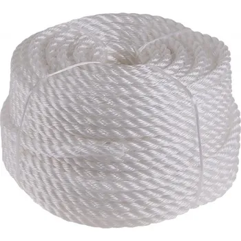 Horolezectví Lano silonové 10mmx50m bílé