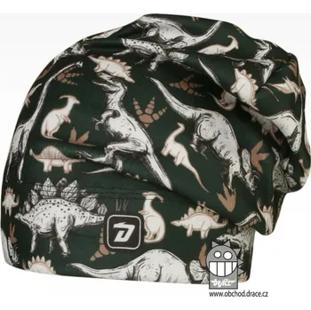 Čepice Flísová čepice Dráče - Yetti 23, zelená, dino Barva: Zelená, Velikost: 52-54