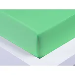 XPOSE® Jersey prostěradlo Exclusive - letní zelené 140x200 cm, Jersey + Prodloužená možnost vrácení zboží do 50 dnů
